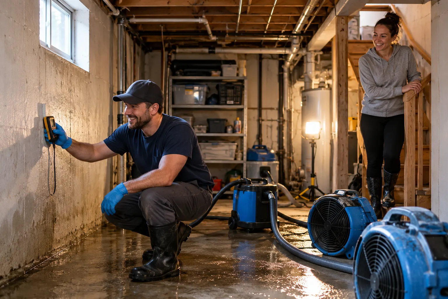 Flooded Basement Cleanup in Nashville, TN