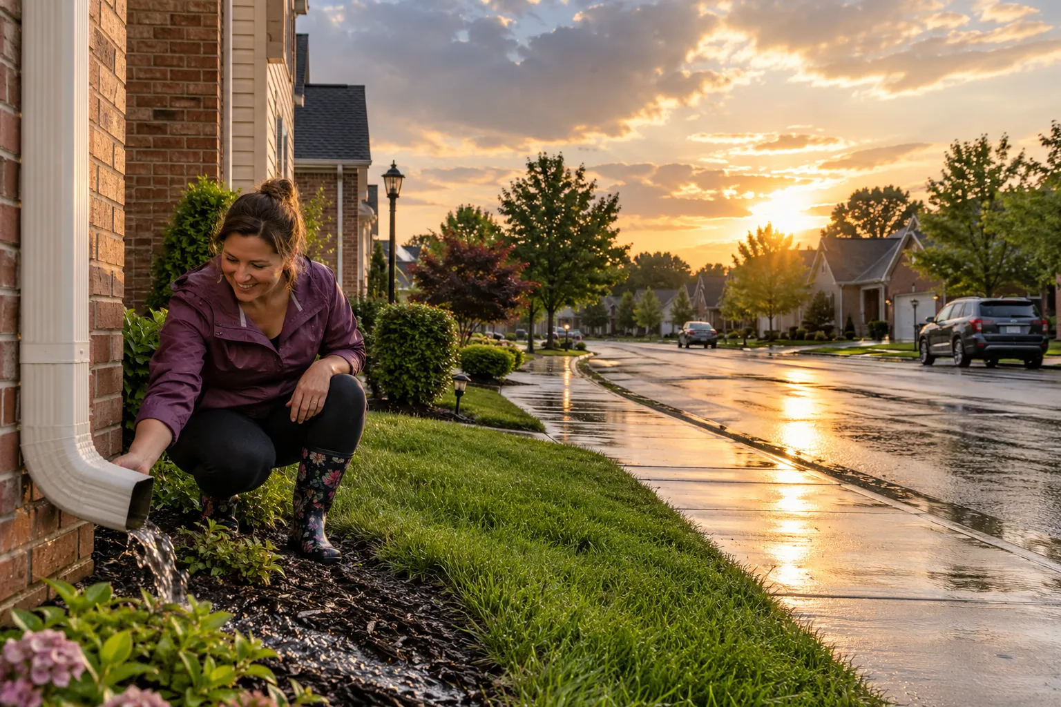 Homes in the Greater Nashville area served by local water damage providers