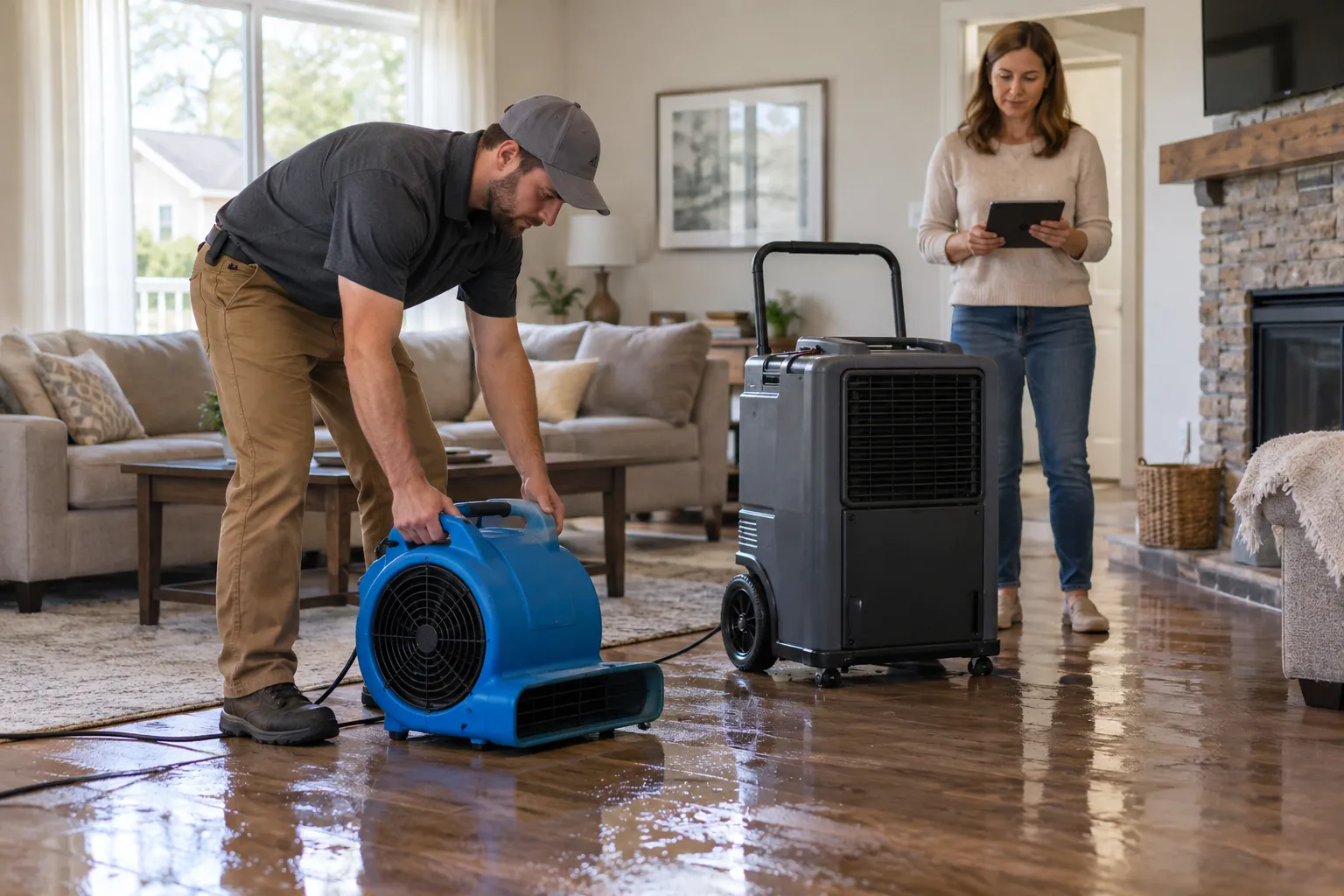 Water Extraction & Structural Drying in Nashville, TN